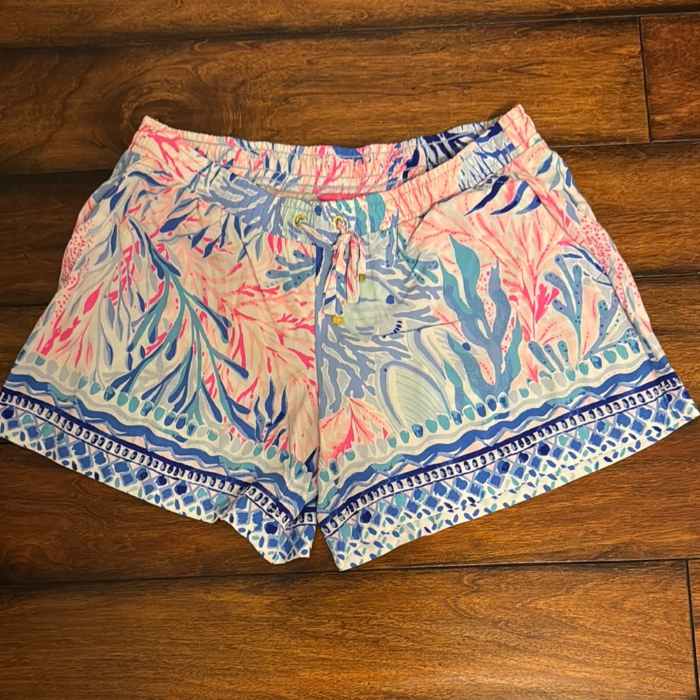 Lily Pulitzer rayon shorts.